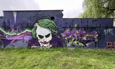 Mural "Joker", fot. ViC / RESinet.pl, Rzeszów